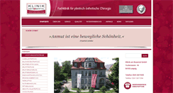 Desktop Screenshot of klinik-am-rosental.de